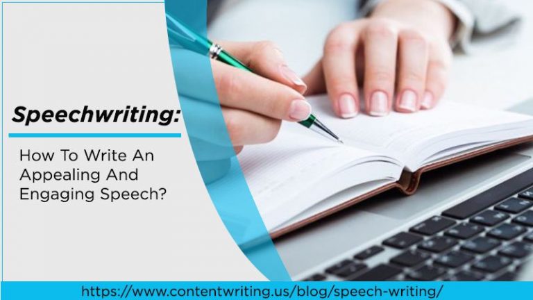 what is the importance of writing a speech