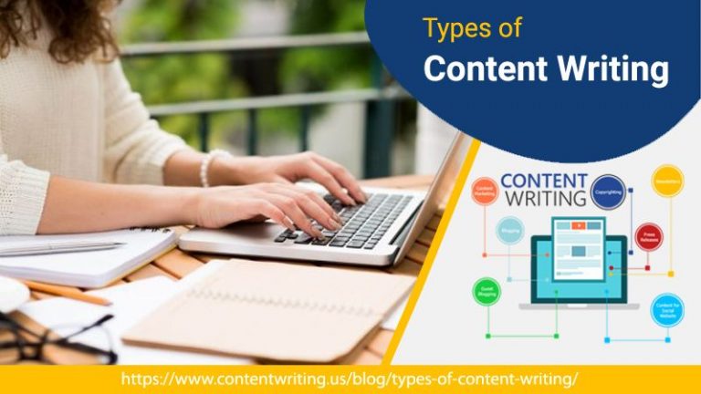 types of content writing services