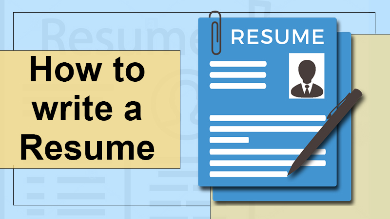 how to write a resume us