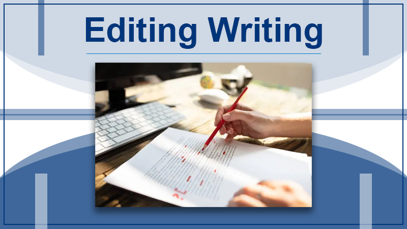 writing and editing for education jobs