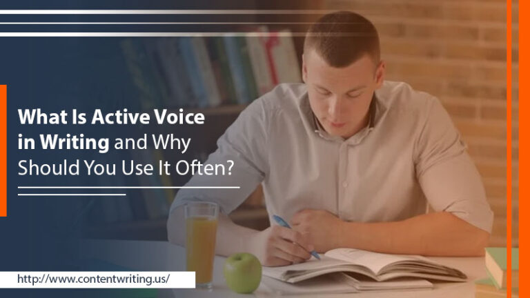 writing in active voice